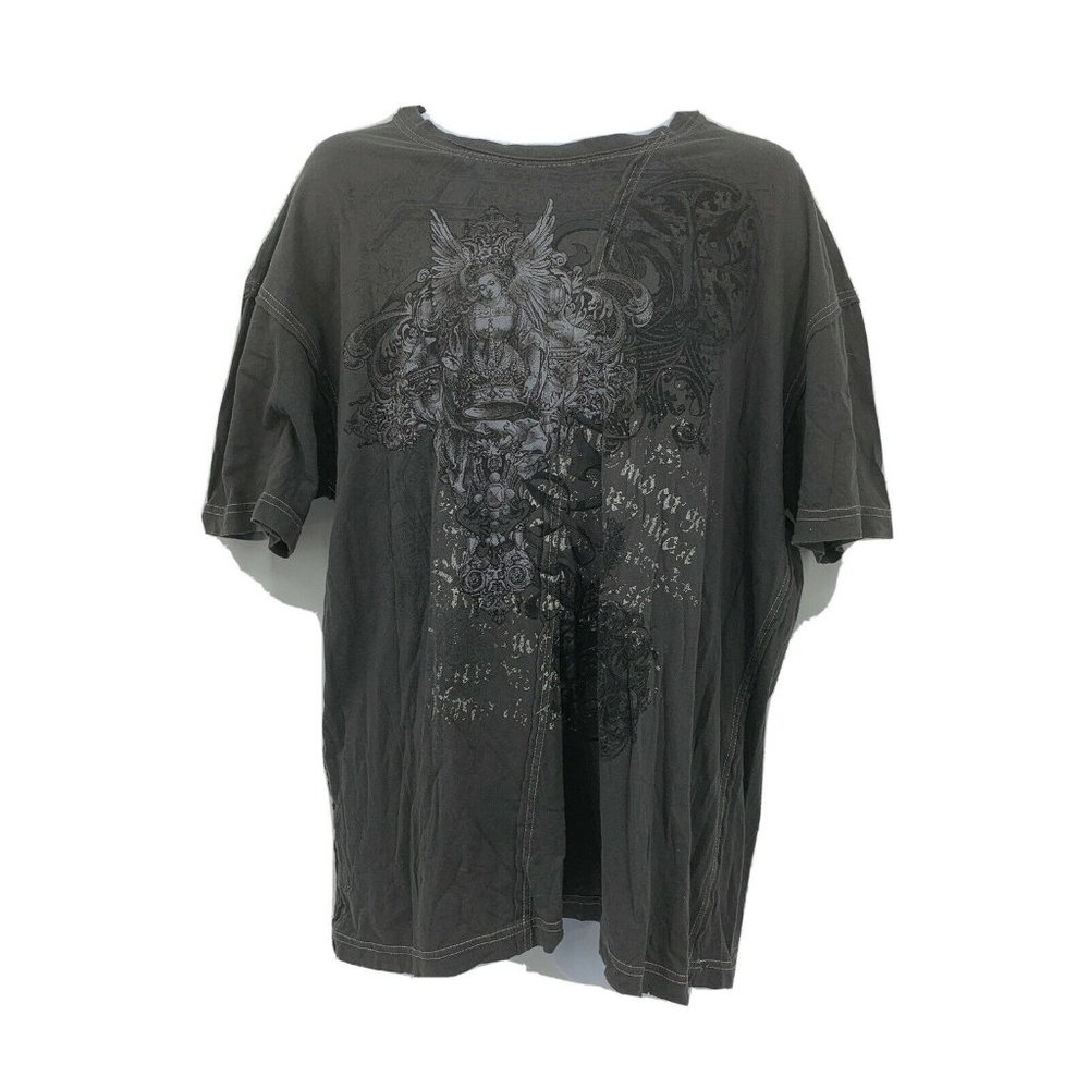 Dikotomy Gothic Medieval Gray Short Sleeve T-Shirt